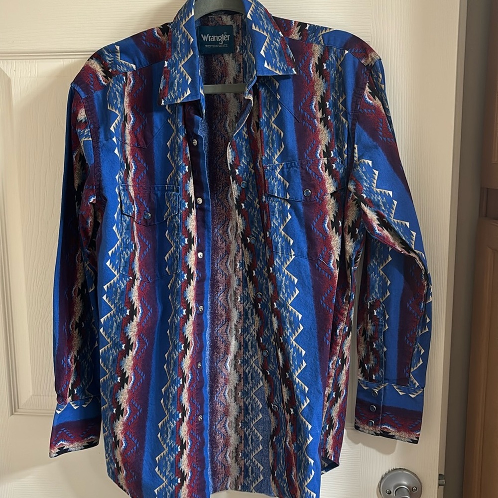 Wrangler pearl snap
